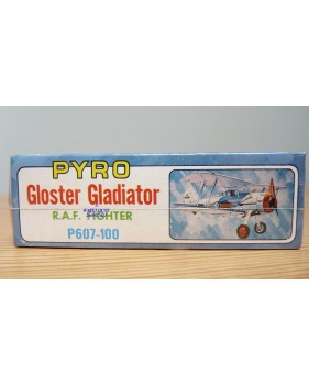 PYRO 607-100, Chasseur GLOSTER Gladiator RAF Neuf BO 1/48