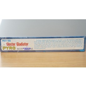 PYRO 607-100, Chasseur GLOSTER Gladiator RAF Neuf BO 1/48