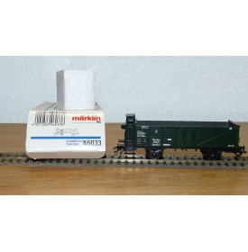 Märklin 46033,  wagon tombereau à guérite  type Ommk [u]  K.B..Sts.B Neuf  BO