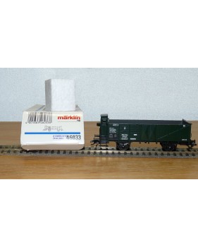 Märklin 46033,  wagon tombereau à guérite  type Ommk [u]  K.B..Sts.B Neuf  BO
