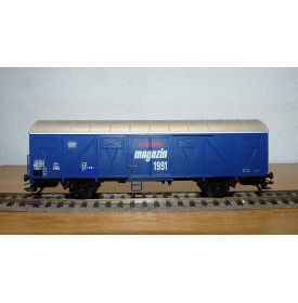 Märklin 84627, wagon couvert à guérite type Gos 245  Märklin Magazin 1991 DB  BO
