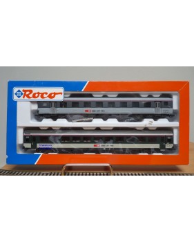 ROCO 44110 rare coffret de 2 voitures SBB BO