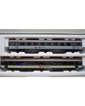 ROCO 44110 rare coffret de 2 voitures SBB BO