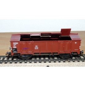 Märklin 46198,  wagon à toit couvercles  type Kmm 36 DB Neuf  BO