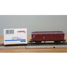 Märklin 46198,  wagon à toit couvercles  type Kmm 36 DB Neuf  BO