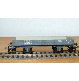 RIVAROSSI  2085,  wagon plat  type P  SEFTA  BO