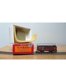 RIVAROSSI  Tren Hobby M2001,  wagon tombereau à guérite type Ltm  FS BO