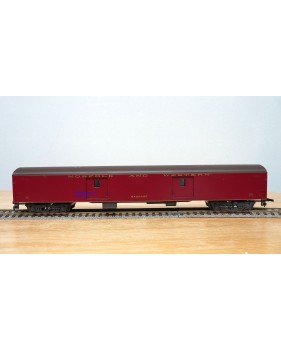 RIVAROSSI  2658 - 0, fourgon à bagages  ( smooth side baggage ) N° 151 Norfolk & Western   Neuf  BO