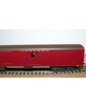 RIVAROSSI  2658 - 0, fourgon à bagages  ( smooth side baggage ) N° 151 Norfolk & Western   Neuf  BO