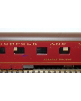 RIVAROSSI  2662 - 0, voiture lits à 2 étages ( smooth side duplex sleeper )  Roanoke College  Norfolk & Western   Neuf  BO
