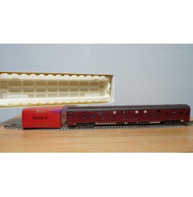 RIVAROSSI  2662 - 0, voiture lits à 2 étages ( smooth side duplex sleeper )  Roanoke College  Norfolk & Western   Neuf  BO