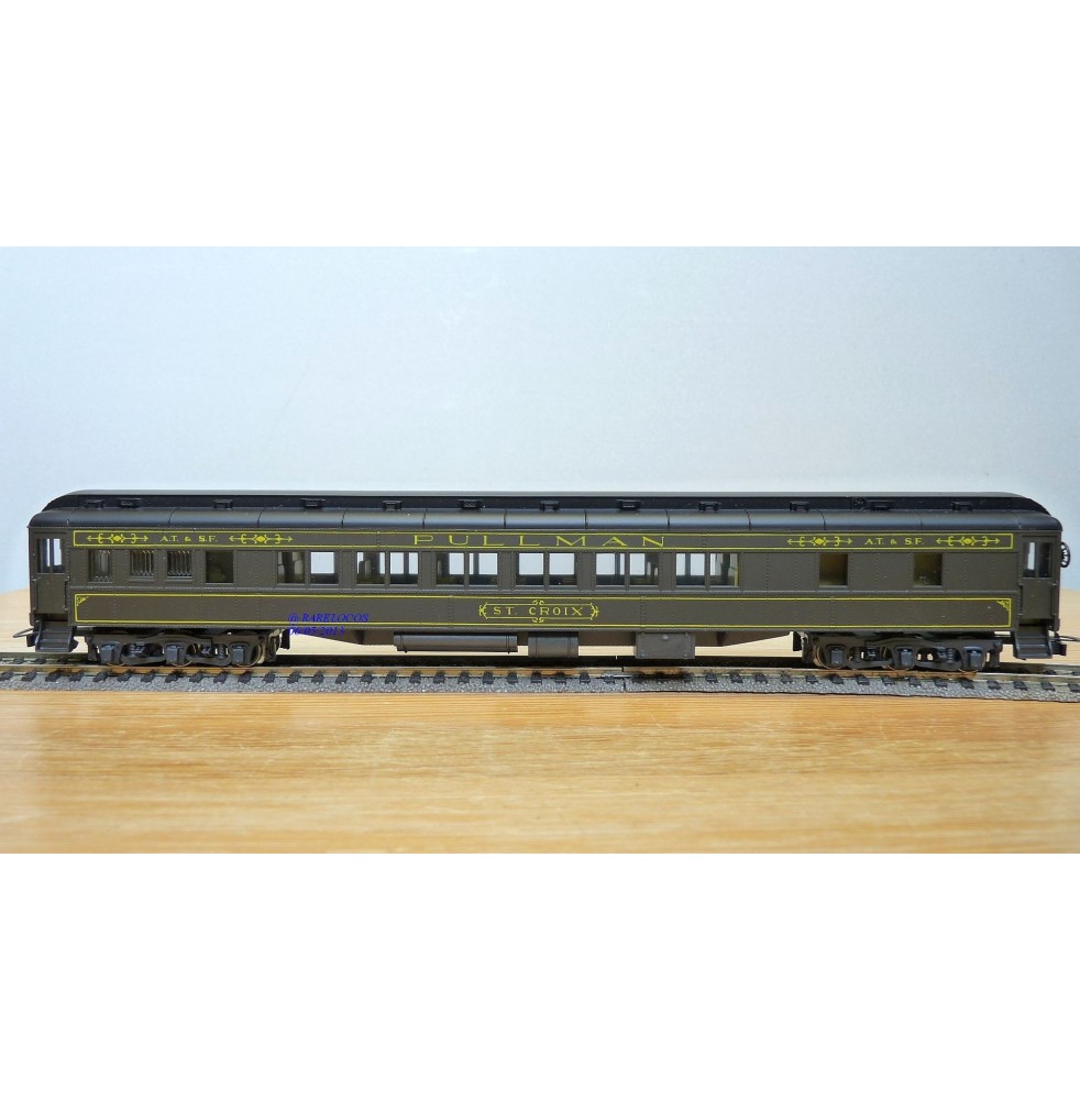 RIVAROSSI  2717, voiture pullman ( Heavyweight Pullman car ) St Croix ATSF BO