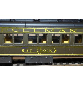 RIVAROSSI  2717, voiture pullman ( Heavyweight Pullman car ) St Croix ATSF BO