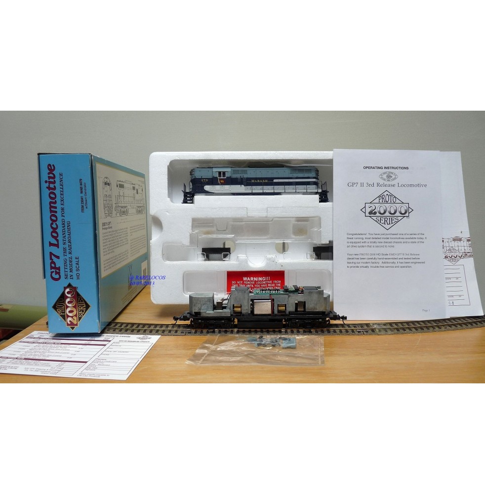 LIFE LIKE Proto 2000  23041,  loco  EMD GP 7 II  WABASH BO