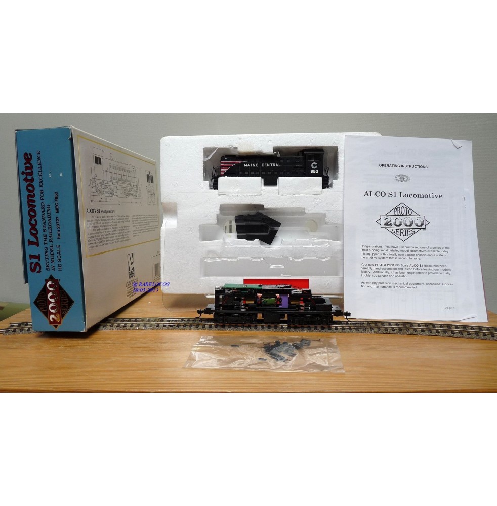 LIFE LIKE Proto 2000  23727,  loco  de triage ( switcher )  ALCO  S1 MEC Maine Central BO