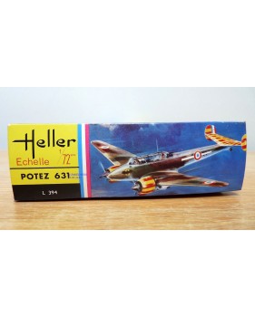 HELLER  L 394, bombardier POTEZ 631 Neuf  BO 1/72