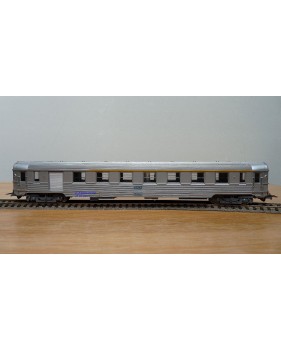 JOUEF  5593, voiture grandes lignes inox mixte 1 Cl./ fourgon type AGD  SNCF neuf BO