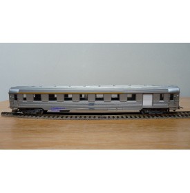 JOUEF  5593, voiture grandes lignes inox mixte 1 Cl./ fourgon type AGD  SNCF neuf BO