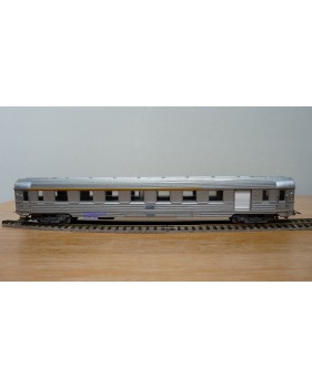 JOUEF  5593, voiture grandes lignes inox mixte 1 Cl./ fourgon type AGD  SNCF neuf BO