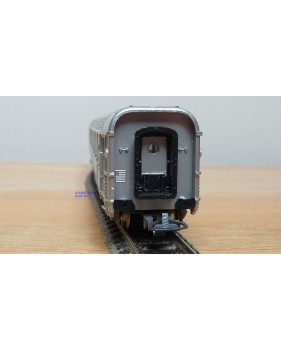 JOUEF  5593, voiture grandes lignes inox mixte 1 Cl./ fourgon type AGD  SNCF neuf BO