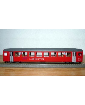 BEMO 3271 422, voiture unifiée 3 ème série de 2 Kl.   type B  N° 722 SBB CFF FFS Brünig Bahn   BO