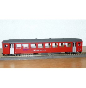 BEMO 3271 422, voiture unifiée 3 ème série de 2 Kl.   type B  N° 722 SBB CFF FFS Brünig Bahn   BO