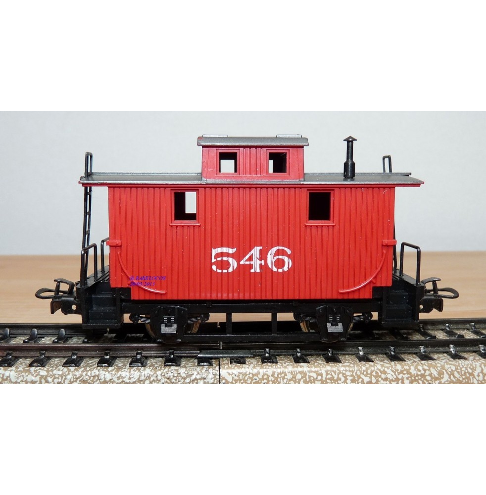 Märklin   4578, fourgon de queue ( caboose ) américain N° 546  BO BO