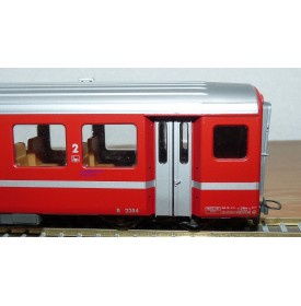 Voiture métallique à portes centrales AB 1157 Rhb BO
