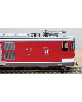 BEMO  1263 212, Automotrice / fourgon à crémaillère Deh 4/4 FO/BVZ N° 52 TUJETSCH SEDRUN   BO