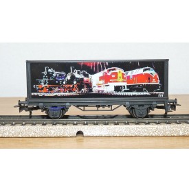 Märklin 99724 / 4481,  wagon plat porte conteneurs Mit Märklin ins neue Jahrtausend DB  BO