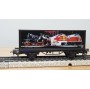 Märklin métal 4617 Wagon surbaissé EVS DB BO
