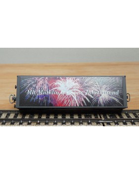 Märklin métal 4617 Wagon surbaissé EVS DB BO