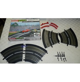 CARRERA Servo 140 77501 éléments courbes à 45 ° Neuf BO