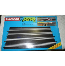 CARRERA Servo 140 77508 élément droit double à 4 pistes Neuf BO