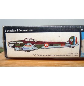 HELLER  396, chasseur de nuit POTEZ 631  Neuf  BO 1/72
