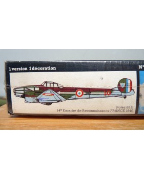 HELLER  396, chasseur de nuit POTEZ 631  Neuf  BO 1/72
