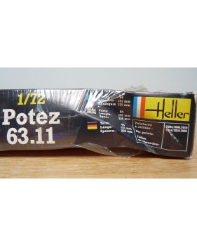 HELLER  396, chasseur de nuit POTEZ 631  Neuf  BO 1/72