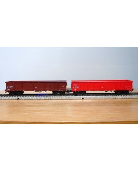 Märklin  47198, coffret 2 wagons tombereau Eanos SNCB BO 