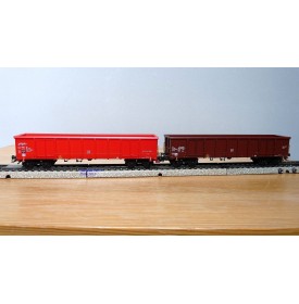 Märklin  47198, coffret 2 wagons tombereau Eanos SNCB BO 