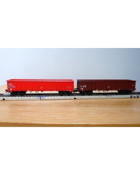 Märklin  47198, coffret 2 wagons tombereau Eanos SNCB BO 
