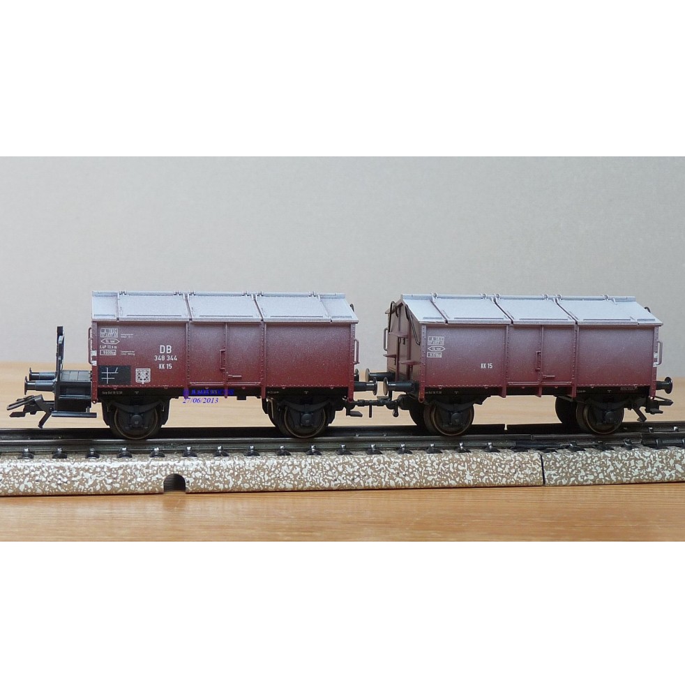 Märklin 48944 wagons plats type Bt 10 conteneurs à bière Königsbacher DB BO