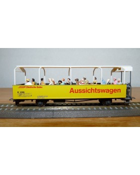 Voiture métallique à portes centrales AB 1157 Rhb BO