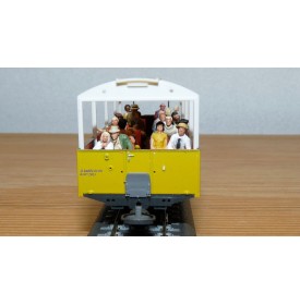 BEMO  3280 109, voiture panoramique avec personnages  RHB  BO