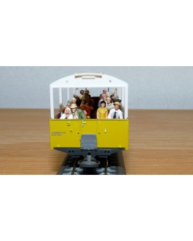 Voiture métallique à portes centrales AB 1157 Rhb BO
