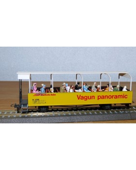 Voiture métallique à portes centrales AB 1157 Rhb BO