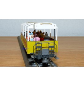 Voiture métallique à portes centrales AB 1157 Rhb BO