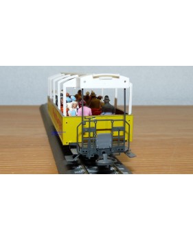 Voiture métallique à portes centrales AB 1157 Rhb BO