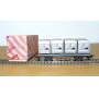 LILIPUT ancien 201 wagon plat chargé de 4 conteneurs ( cadres)  NS  BO