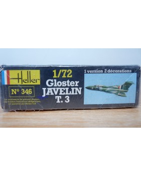 HELLER  346, intercepteur tous temps GLOSTER JAVELIN   Neuf  BO 1/72