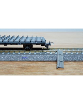 BEMO 2270 128, wagon plat chargé de 2 rochers type Kk-w  N° 7338  RhB  BO
